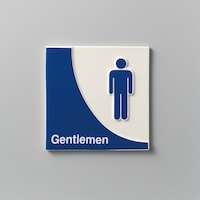 ヒカリ 光 サインプレート Gentlemen