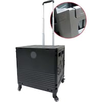 グリーンクロス グリーンクロス キャリーコンテナL 4輪タイプ フタ付き K247 BK 6300021040 1台