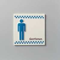 ヒカリ 光 サインプレート Gentlemen