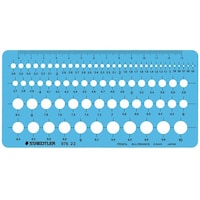 ステッドラー ステッドラー 722420)テンプレート 極小円定規 976 22