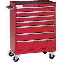 大阪製罐 OS キャビネットEtype 軽量型ワゴン 間口696×奥行475×高さ976mm(レッド) EC421R 1台