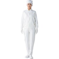 東洋リントフリー TriApex クリーンスーツ女子上衣 JB257B ホワイト L JB257B01L 1枚