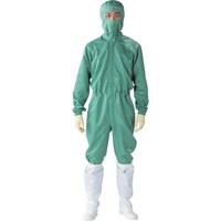 東洋リントフリー TriApex クリーンスーツ FD173C ダークグリーン M