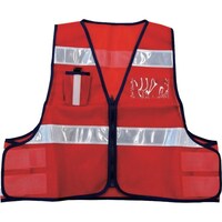 ミズケイ ミズケイ 防犯パトロールベスト(レッド)