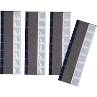 日本緑十字社 緑十字 フルハーネス用反射帯 ホワイト ST582W 400×130mm 4枚1組