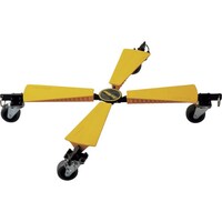 日本緑十字社 緑十字 コンパクトカート エックスカート 耐荷重65kg 黄 350×450×100mm