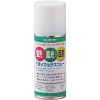 日本緑十字社 緑十字 下塗りマルチスプレー 白 容量100ml 速乾 蛍光・蓄光・反射スプレー専用