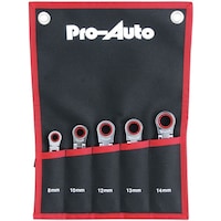 スエカゲツール ProAuto 5本組 スタビーダブルフレックスギアレンチセット
