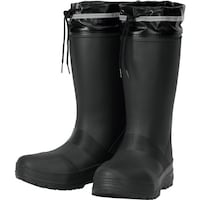 カジメイク カジメイク 6436 エアーラバーセーフティーブーツ ブラック 4L