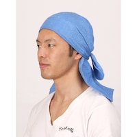 カジメイク カジメイク 6550 タオルヘッドキャップスカイブルー 655048F 1個