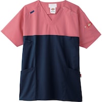 フォーク FOLK スクラブ ピンク×シールズ SS 7040SC13SS 1着