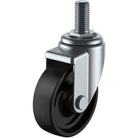 ユーエイキャスター ユーエイ ねじ込み式 自在 キャスター フェノール 車輪径100mm Jタイプ SJT型 ネジ寸法M16×40ピッチ2