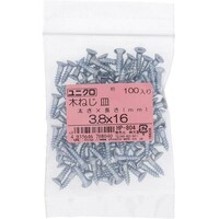OHSATO OHSATO ユニクロ モクネジ サラ 3.8X16(100) HP804 1袋(100本)