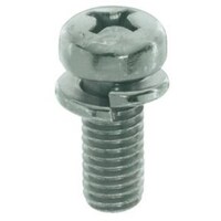 ヤハタネジ YAHATA ナベ組込ねじ 薄板用 P2 三価クロメート M6X16 (400本入) 4580172746204 1箱(400本)