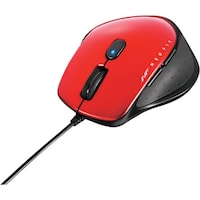 バッファロー BUFFALO 有線 BlueLED 5ボタン NEOFITマウス Sサイズ レッド BSMBU510SRD 1個