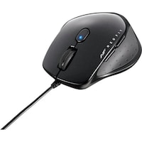 バッファロー BUFFALO 有線 BlueLED 5ボタン NEOFITマウス Sサイズ ブラック