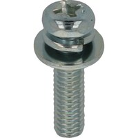 ヤハタネジ YAHATA ナベ組込ねじ 薄板用 I3 三価クロメート M4X10 (1000本入)