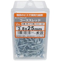 OHSATO OHSATO ユニクロ コーススレッド 3.8X25 544381 1箱(270本)