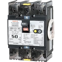 テンパール テンパール テンパール工業 GBU53.1KC 50A 30MA リードセンツキ 単3中性線欠相保護付漏電遮断器 分電盤協約形サイズ 過電圧検出リード線付 U5301KC5030V 1個
