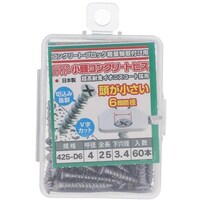 OHSATO OHSATO スーパーコアタマ コンクリートビス D6 4X25 562141 1Pk(60本)