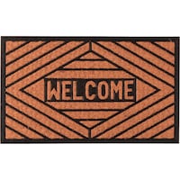 HAGIHARA 萩原 泥落とし 屋外玄関マット お洒落なエントランスラバーマット CE3977 450×750 270008440 1個(1枚)