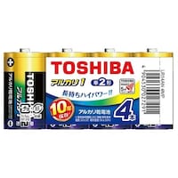 東芝 AS アルカリ乾電池 単二LR14AN 4MP
