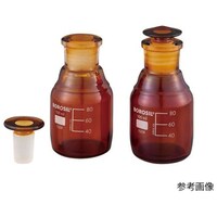 アズワン AS 1509016 100ml栓付褐色試薬瓶 4278301 1本