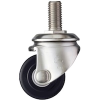 ハンマーキャスター ハンマー オールステンレス 低床式重荷重用 HAシリーズ ねじ込み 自在 M20 MCナイロンB車 65mm