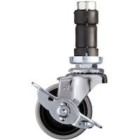 ハンマーキャスター ハンマー ENシリーズ パイプ差込み 自在SP付 エラストマー車 50mm 4153ENL50 1個