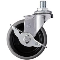 ハンマーキャスター ハンマー Aシリーズ ねじ込み 自在SP付 UNF1/2 エラストマー車 75mm