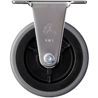 ハンマーキャスター ハンマー オールステンレス Eシリーズ 固定 エラストマー車 75mm