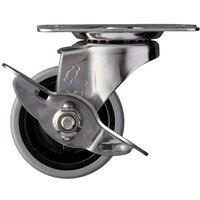 ハンマーキャスター ハンマー オールステンレス Eシリーズ 自在SP付 エラストマー車 50mm