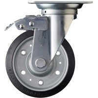 ハンマーキャスター ハンマー スイッチキャスター 400Sシリーズ 自在 特殊ゴム車輪 150mm