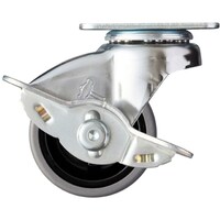 ハンマーキャスター ハンマー 450シリーズ プレート式 自在SP付 エラストマー車 50mm