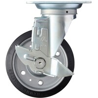 ハンマーキャスター ハンマー 400Sシリーズ 自在SP付 特殊ゴム車輪 150mm