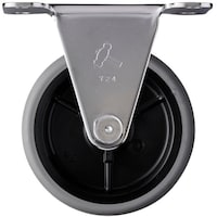 ハンマーキャスター ハンマー オールステンレス Eシリーズ 固定 エラストマー車 85mm