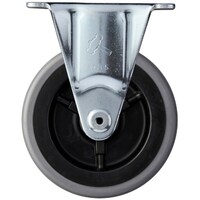 ハンマーキャスター ハンマー プレート式キャスター Sシリーズ 固定 エラストマー車 75mm 420SRL75 1個