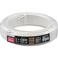 日本アンテナ 日本アンテナ テレビ配線ケーブル S4C 4K8K対応 白 20m
