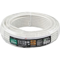 日本アンテナ 日本アンテナ テレビ配線ケーブル S5C 4K8K対応 白 20m