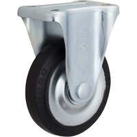 イノアック イノアック 中荷重用キャスターゴム車輪付タイプ 180径 固定金具付