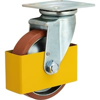 イノアック イノアック ログラン(ウレタン)車輪付タイプ 150径 旋回金具安全カバー付き