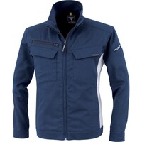 ジーベック XEBEC 裏綿ストレッチ長袖ブルゾン151419M ディープネイビー