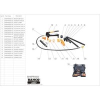 スナップオンツールズ BAHCO BH8PR4000用プラスチックケース