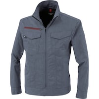 ジーベック XEBEC 長袖ブルゾン17541165L 杢ブルー