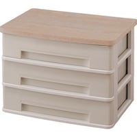 アイリスオーヤマ IRIS 288455 ウッドトップデスクチェスト(ワイドタイプ) WTDCW430RFG 1台