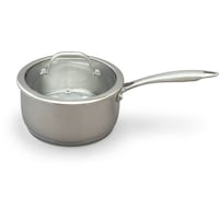 アイリスオーヤマ IRIS 522686 ステンレスシリーズ 片手なべ18cm ガラスふた付