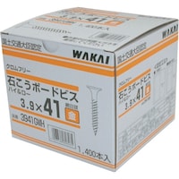 WAKAI WAKAI 石こうボードビス ハイ&ロー 金 3941GWH 3.8×41 3941GWH 1箱(1400本)