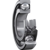 日本エスケイエフ SKF 単列深溝玉軸受 軸受片側鋼板シールド C3すきま(すきま大) 内径15mmX外径35mmX幅11mm 6202ZC3 1個
