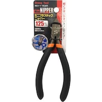 イチネンアクセス THREEAXIS ミニプラスチックニッパー125mm(吊下げ)