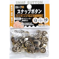 イチネンアクセス ファミリーツール 10組スナップボタン 12mm 64812